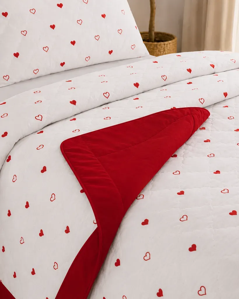 Bella Home Çift Kişilik Pamuk Pike Seti | 200x230 cm | Modern Çerçeve Desenli | Yazlık, Hafif ve Yumuşak Dokulu - 2